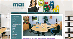 Desktop Screenshot of mgi-mobilier.fr