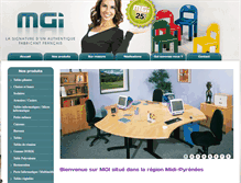 Tablet Screenshot of mgi-mobilier.fr
